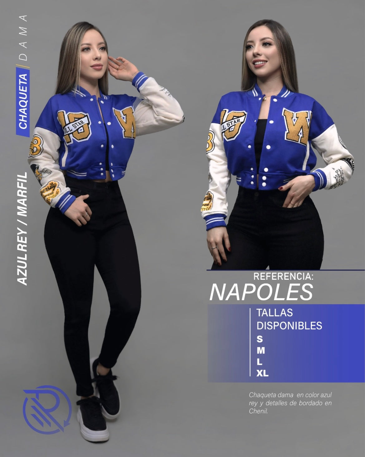 Chaqueta Beisbolera De Dama N120a
